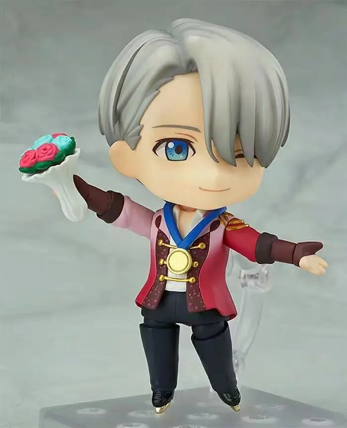 Nendoroid 741 Yuri on Ice Victor Nikiforov ПВХ фигурка Коллекционная модель игрушки