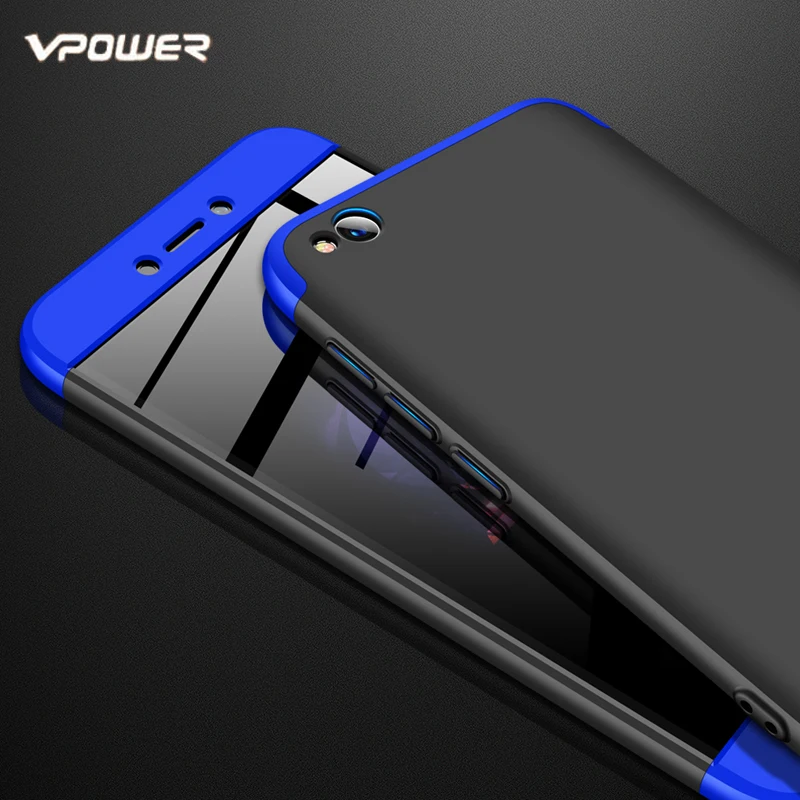 

For Xiaomi Redmi Go Case Vpower Luxury Three-In-One 360 Full Protector PC Hard Fundas Cases for Xiaomi Redmi Go Phone Back Cover