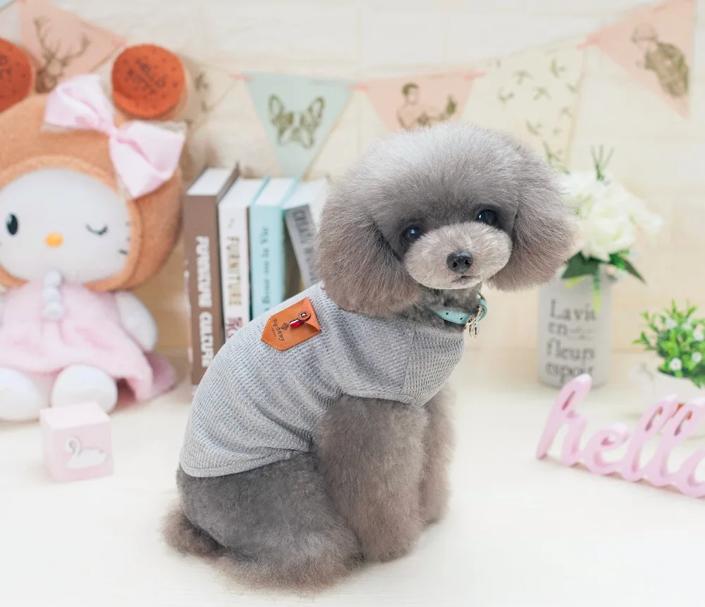 Новая весенне-летняя одежда для собак в Корейском стиле, одежда для собак от S до XXL, пальто для собак, дешевая одежда для собак