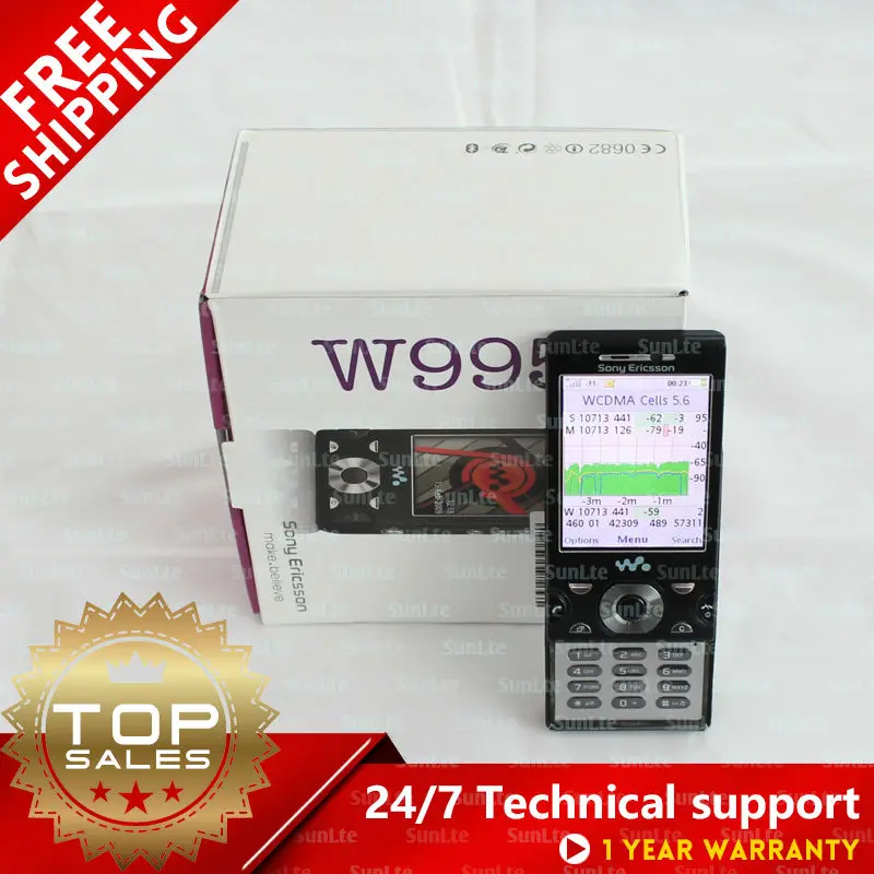 W995 W995A тест привода телефон Поддержка PESQ MOS и TEMS pocket|pocket|pocket phone |
