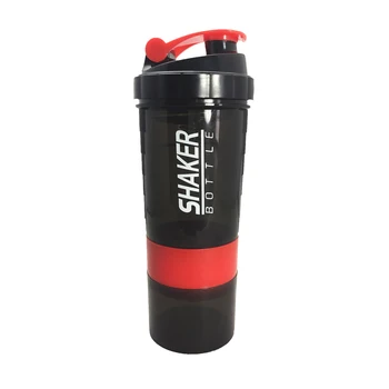 Creative Protein Powder Shaker Bottle Sports Fitness Mixing Whey Protein Water Bottle Sports Shaker for Gym Powerful Leakproof 1