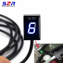 S2R Шестерня индикатор для Ducati кафе racerMonster 696 796 1100 скремблер 400 ЭБУ штекер крепление скорости дисплей индикатор 1-6 уровень