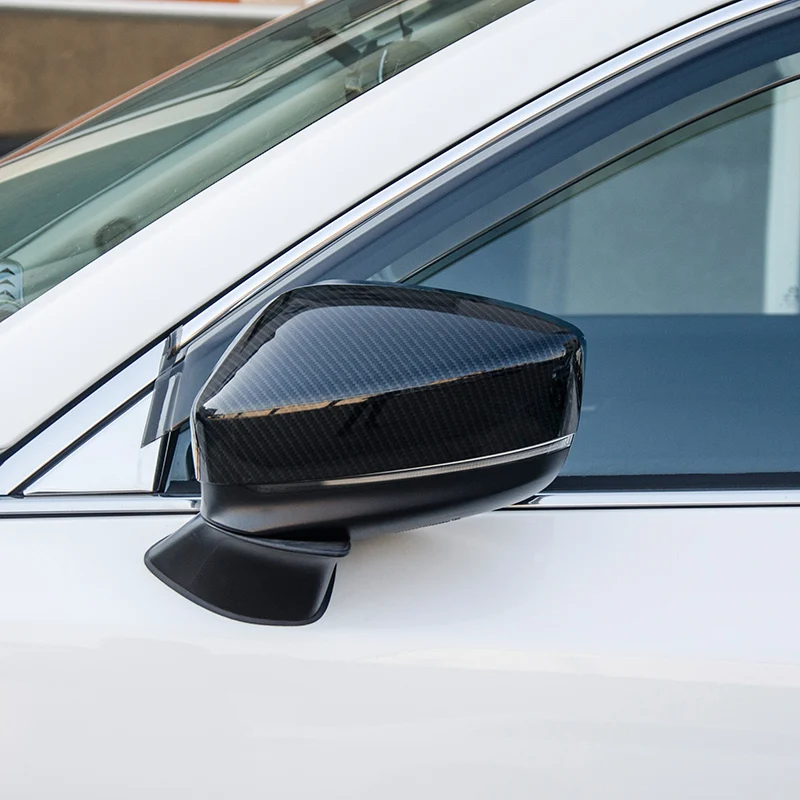 

ABS Carbon fiber Style Side Door Rearview Mirror Cover Trim For Mazda CX-8 CX8 2017 2018 2019 Car Styling Accessories