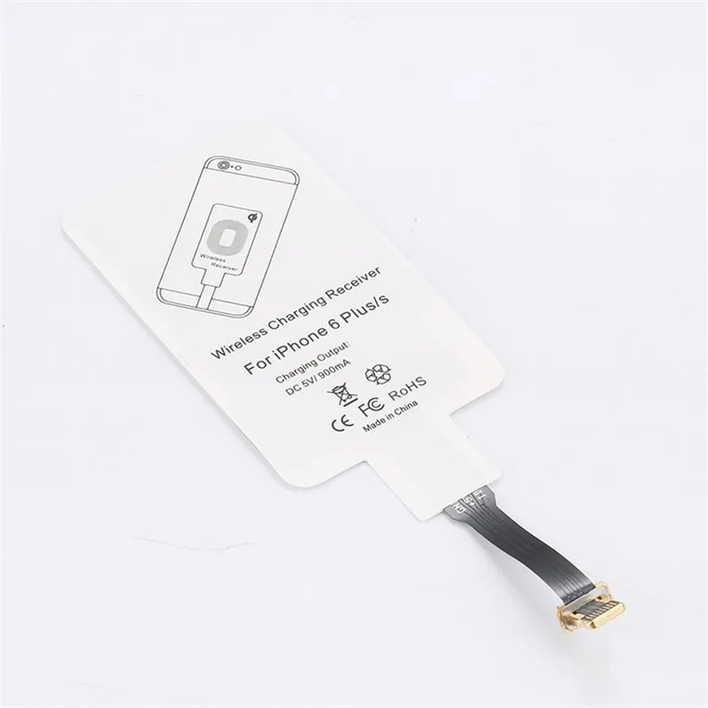 

5mm 800 mA Output Qi Standard Wireless Charging Receiver Module Chip Receiving Coil For iphone 6Plus / 6 / 6S