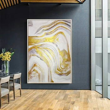 

Wall art wall pictures for living room Gold art canvas painting quadro caudros Home decoration painting abstract acrylic texture