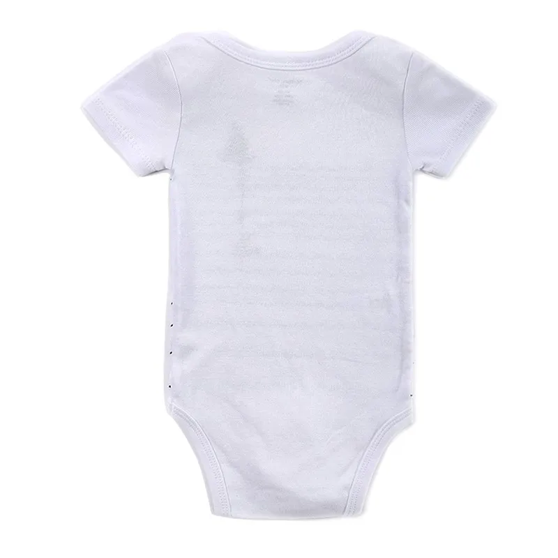 Бренд Baby Boy Bodysuits 3-Pack с коротким рукавом Джентльмен шаблон Bodysuits тела хлопок Комбинезон Детская одежда