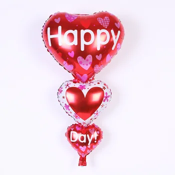 

10pcs Large Size Heat Happy Day Foil Balloons Birthday Party Decoration Balloons Wedding Party Suppliers Helium Foil Balloons