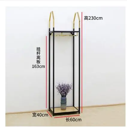Витрина для магазина модной одежды женский магазин одежды подвесные полки для одежды от пола до потолка настенный комбинированный дисплей