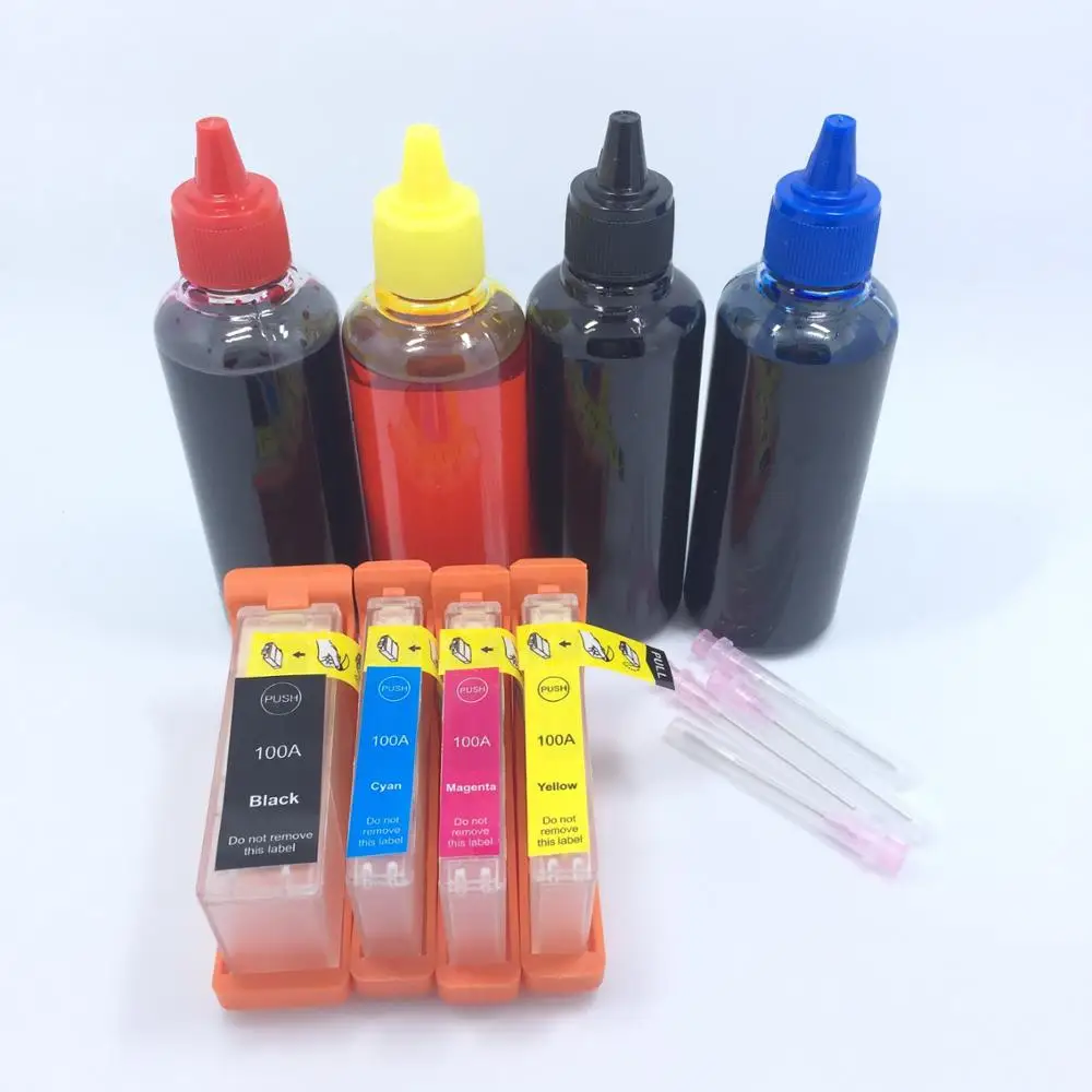 

YOTAT 400ml dye ink + Refillable ink cartridge for Lexmark 100 100A 100XL for lexmark S305 S308 S402 S405 S408 S502 printer