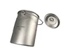 Jolmo Lander Titanium Pot with Bail Handle Outdoor Ultralight Folding Pot 900ml 4