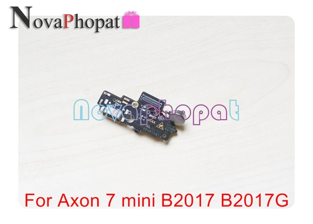 Novaphopat для zte Axon 7 mini B2017 USB док-станция зарядное устройство порт зарядки основная плата для подключения гибкого кабеля Вибрационный микрофон