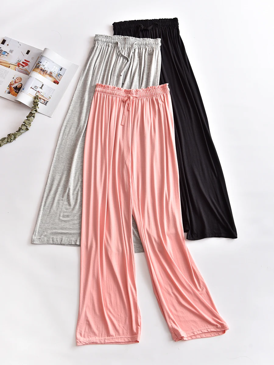 

Modal Material Lounge Pants Sleepwear Pants Pajama Bottoms Weight 40-60kg Hip 80-120cm Can Wear 474