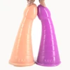 FAAK-jouets sexuels pour femmes, grand plug anal pour chapeau de noël, godemiché noir, jouets sexuels pour femmes, jouet fétichiste de maturation lesbienne, boutique de sexe ► Photo 3/6