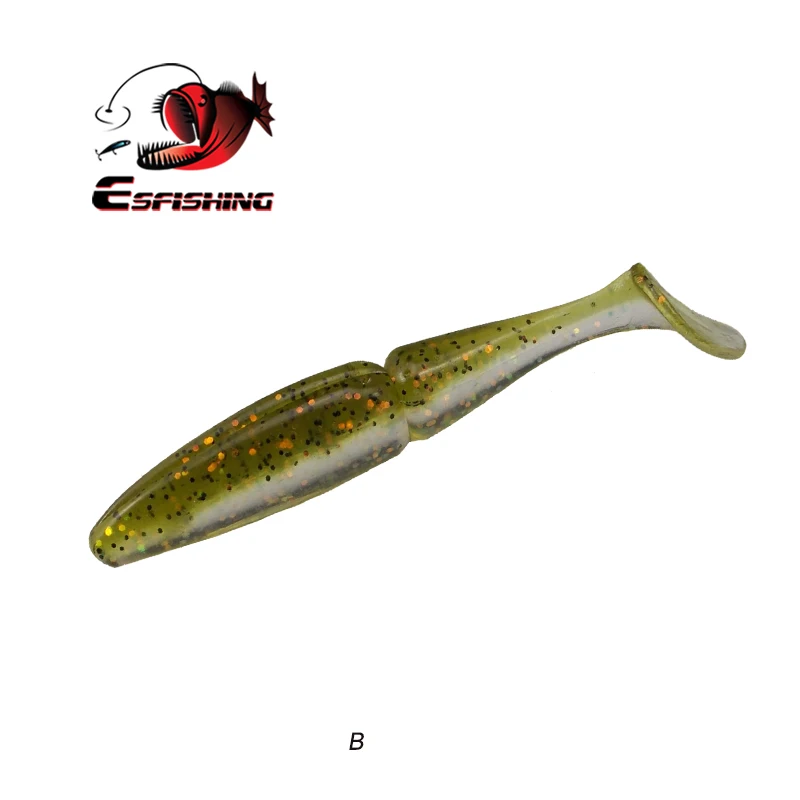 ESFISHING سهلة شاينر شاد 125 مللي متر 4 قطعة 18g الصيد السحر الرقصة سيليكون الطعم الكارب الصيد معالجة سبينيربايت طُعوم لينة