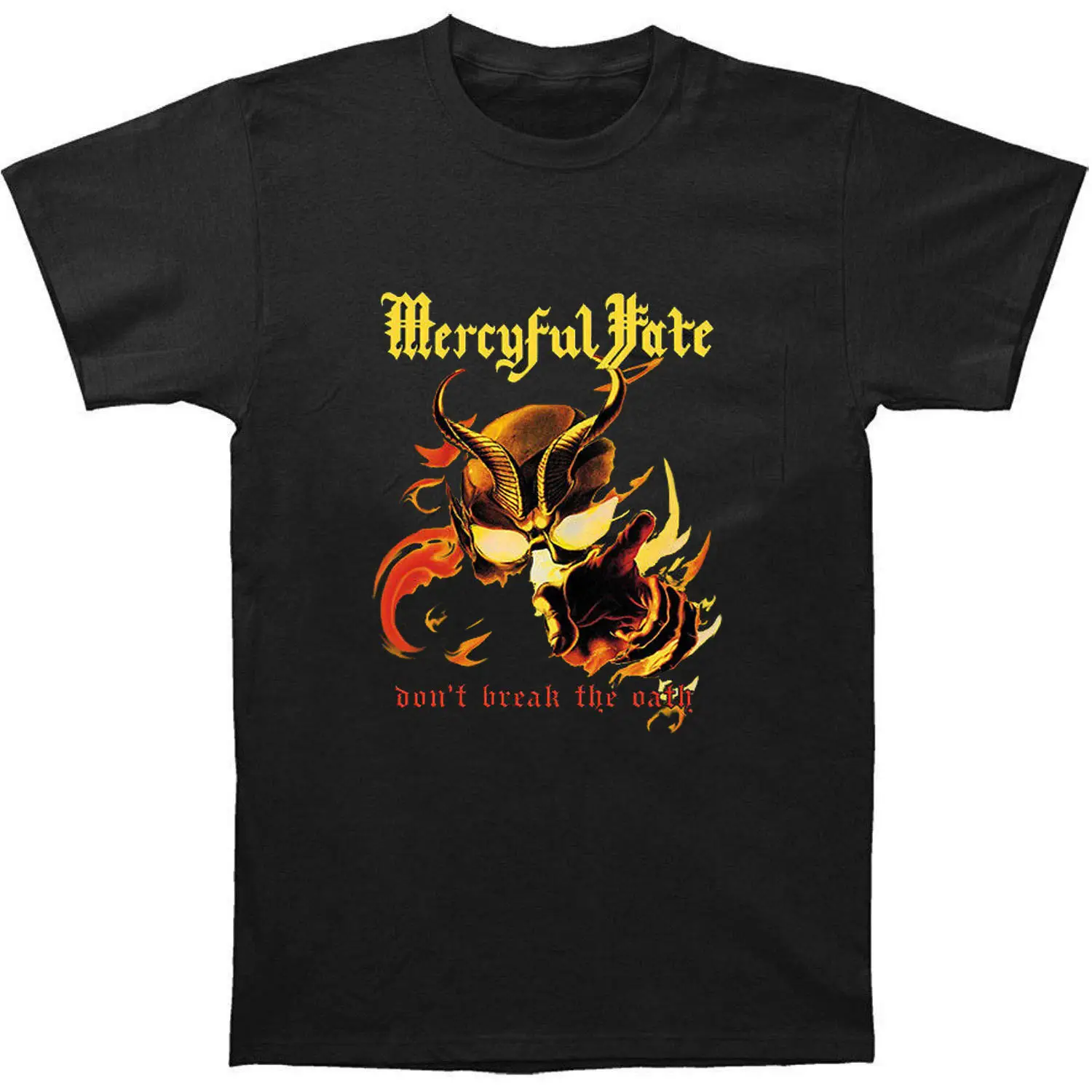 

Mercyful Fate Don'T Break The Oath 1984 T Shirt 100% Cotton Black