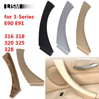 

Left Right Car Interior Door Handles for BMW 3 Series E90 E91 316 318 320 325 328 Inner Doors Panel Handle Bar Pull Trim Cover