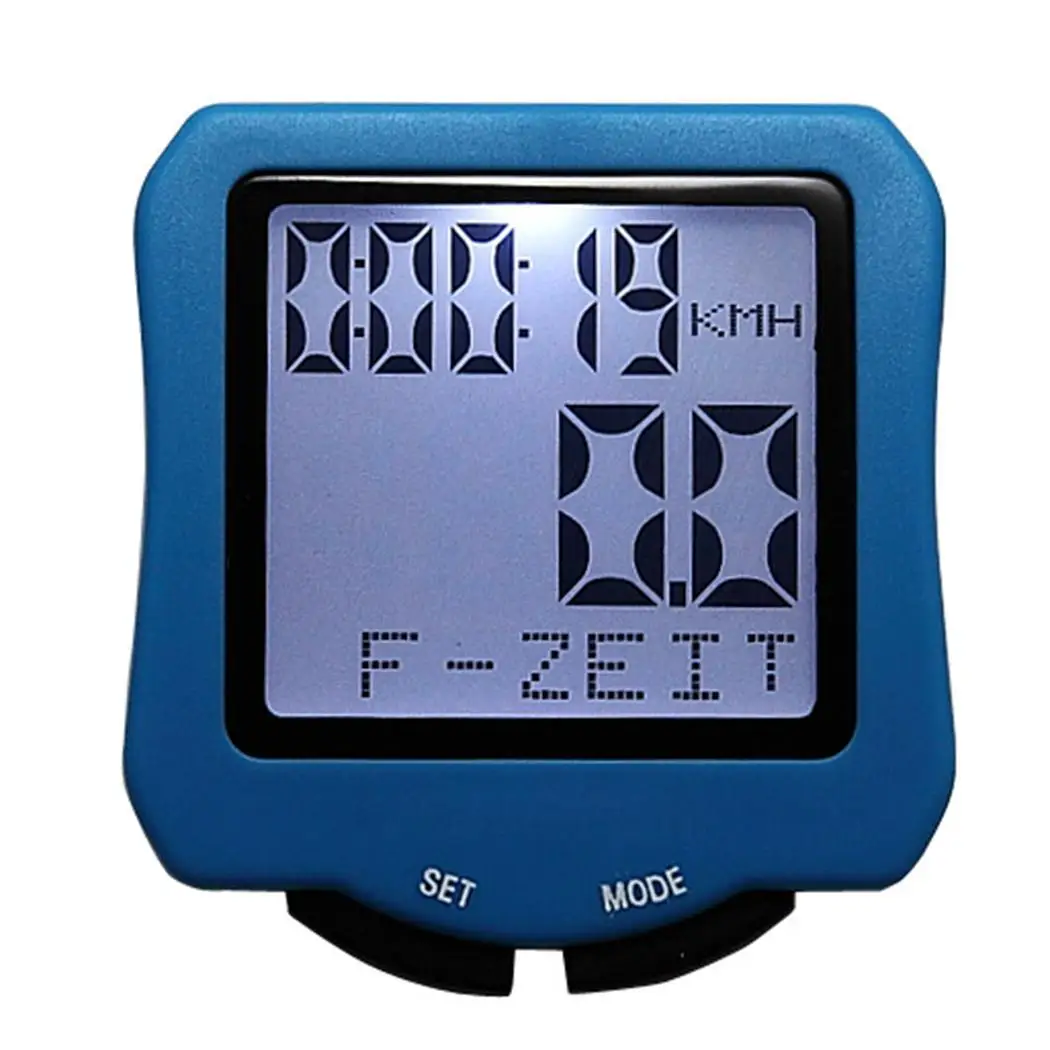 

Bicycle Speedometer Waterproof Wired English Speed Odometer with Backlight one CR2032 battery( Included)