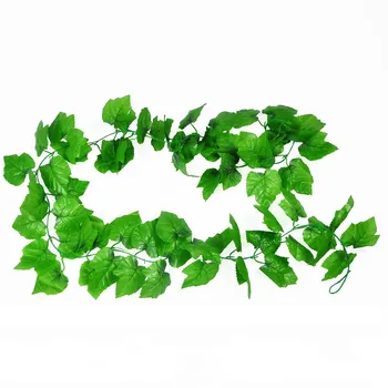 

Artificial Plants Ivy Green Leaf Plastic Garland Vine Fake Flowers Foliage Party Jungle Decor Rattan String Garden Decoration
