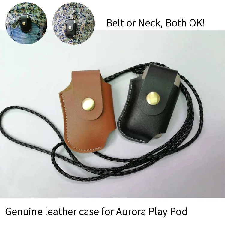 10 шт./лот портативный чехол из натуральной кожи для Vaporesso Aurora Play Pod ремень