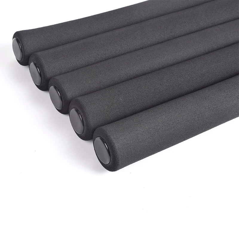 Bicycle Butterfly Handlebar Grip Cycling Shock-absorbing Matte Soft Foam Sponge Grips Handle Bar 50CM Black Travel Bike PA0104 (2)