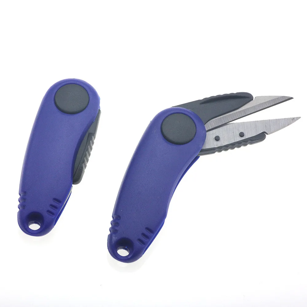 

1PCS 12cm Foldable Shrimp-Shaped Fishing Line Scissor Tackle Fishing Clipper Line Cutter Multi-function Portable Cutter&Scissor