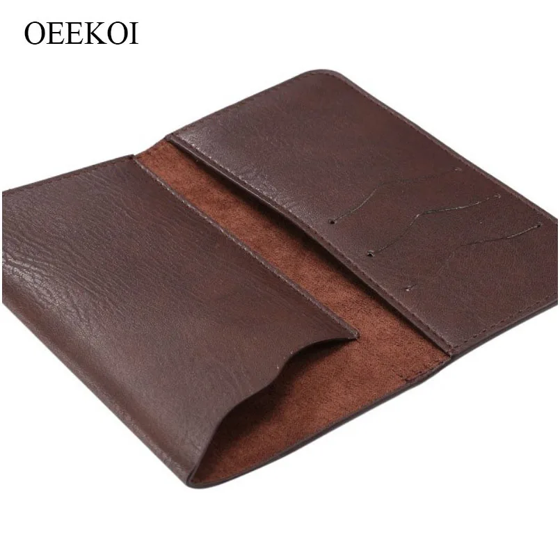 OEEKOI Universal Elephant Pattern Leather Wallet Sleeve