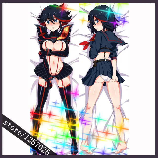 Kill La Madoi Ryuko Anime Dakimakura Cover 160 50cm Large Soft Kill La Madoi Ryuko Anime Dakimakura Cover 160 50cm Large Soft Body Pillow
