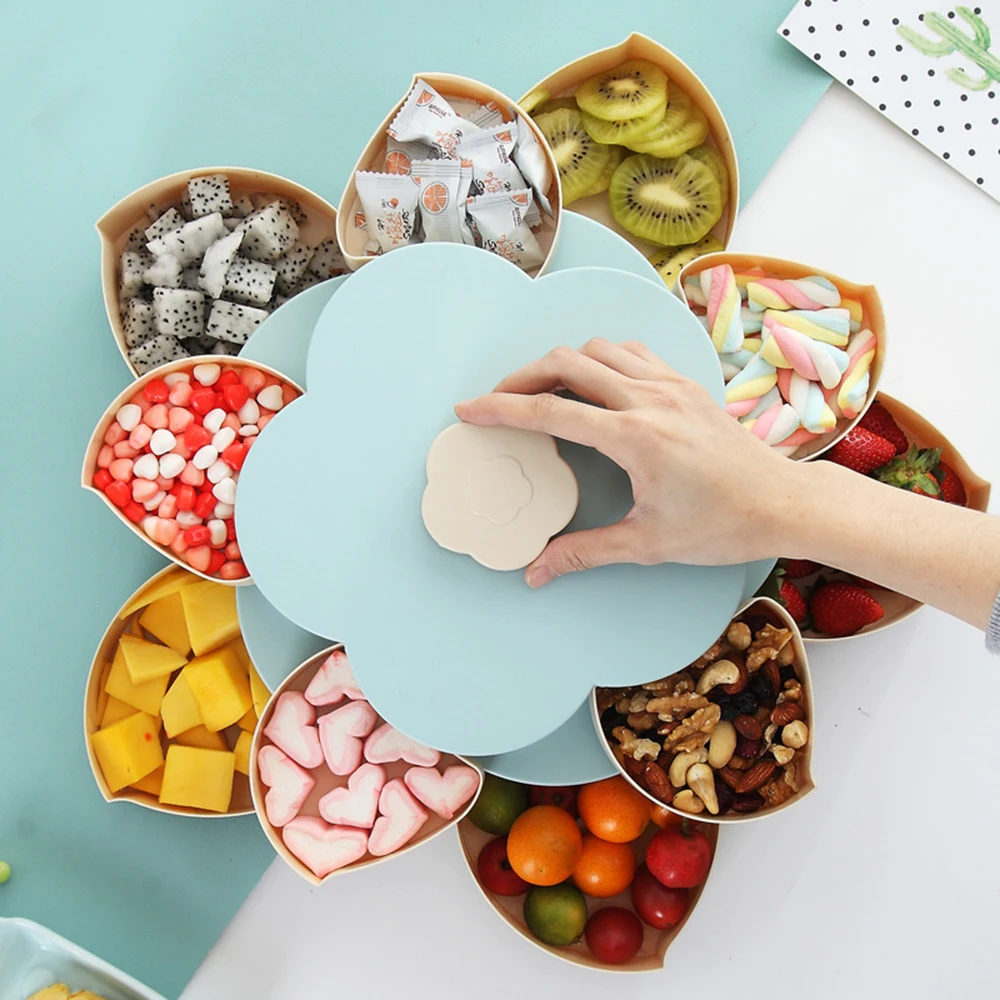 

Newest Plastic Storage Box for Seeds Nuts Candy Dry Fruits Case Plum Type Lunch Container for Kids Protect Fruit Case Organizer