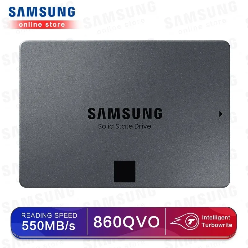 SAMSUNG MZ-76Q1T0BW 860 QVO 1 ТБ 2 ТБ 4 ТБ SSD твердотельный жесткий диск для ноутбука SSD твердотельный диск 1T