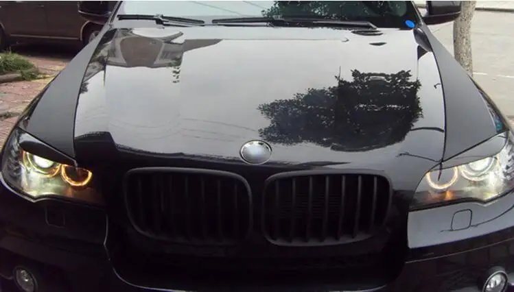 100% задние фары из углеродного волокна веки для бровей BMW E71 X6 X6M автомобильный