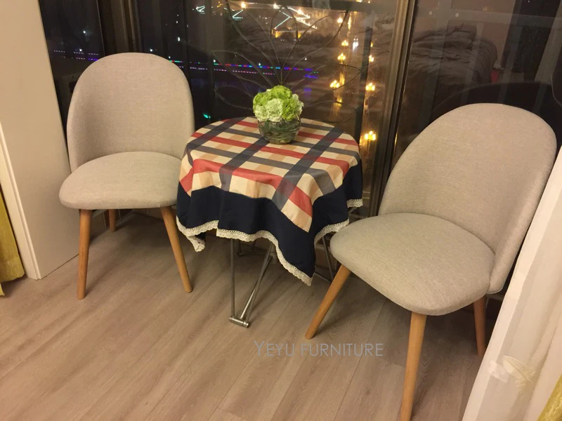 Современный дизайн твердый деревянный обивка мягкий чехол мягкий разноцветный стул, модный стиль лофт кафе подушка для отдыха стул 1 шт