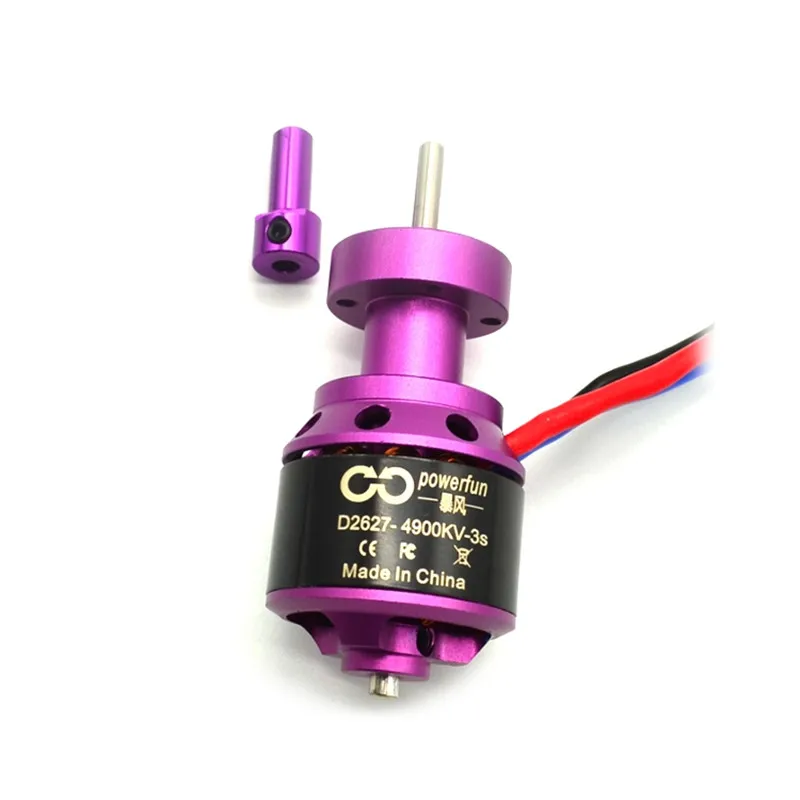 

HTIRC D2627-4900KV/ D2627 4300KV Brushless Motor Support 3S LiPo Battery 55mm Ducted Fan For RC Aircraft Airplane Spare Parts