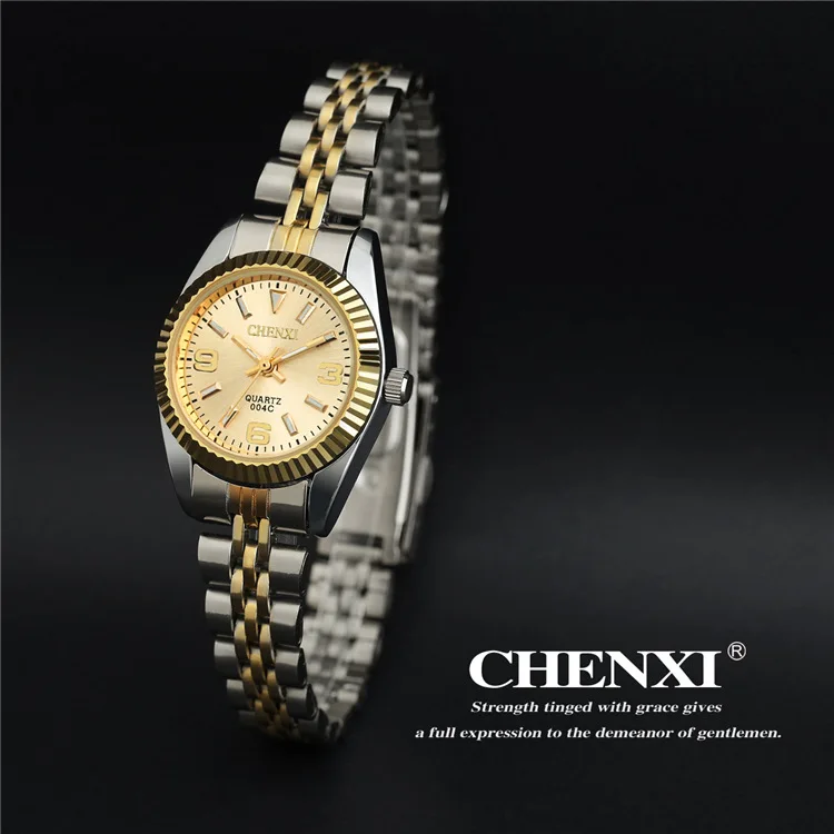 CHENXI Top Brand Watch Ladies Quartz-Watches Women& Men Simple Dial Lovers' Quartz Fashion Leisure Wristwatches Relogio Feminino 