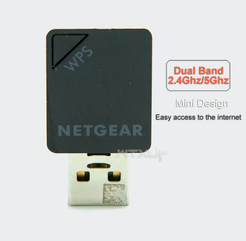 Dual band MINI-USB Wi-Fi Беспроводной-AC 433 Мбит/с AC600 порт USB Wi-Fi WPS LAN сетевая карта 2,4 г /5 г ключ-заглушка WLAN для NetGear A6100