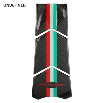 

UNDEFINED Universal 3D Carbon Motorcycle Tank Pad Protector Oil Decal Sticker for Ducati Monster 600 620 750 821 900 Universal