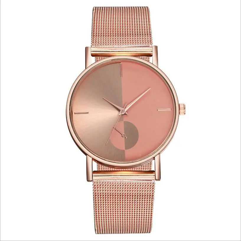

Mens Watches Top Brand Ultra-thin Business Sports Leisure Quartz Wristwatch Gold Mesh Strap Men's Watch Clock Relogio Masculino