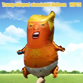 

Angry Baby Trump Foil Balloons Funny Toy Donald Trump Balloons HG99