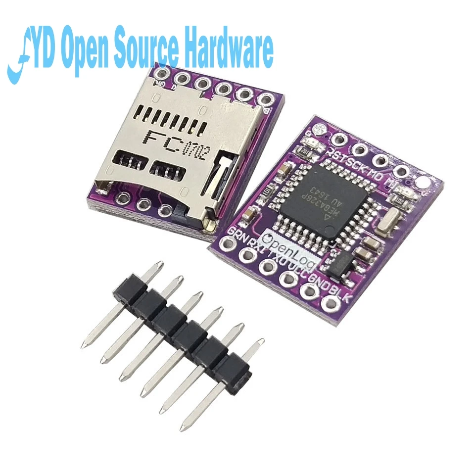 1pcs Openlog Serial Data Logger Open Source Data Recorder ATmega328 Support Micro SD for arduino