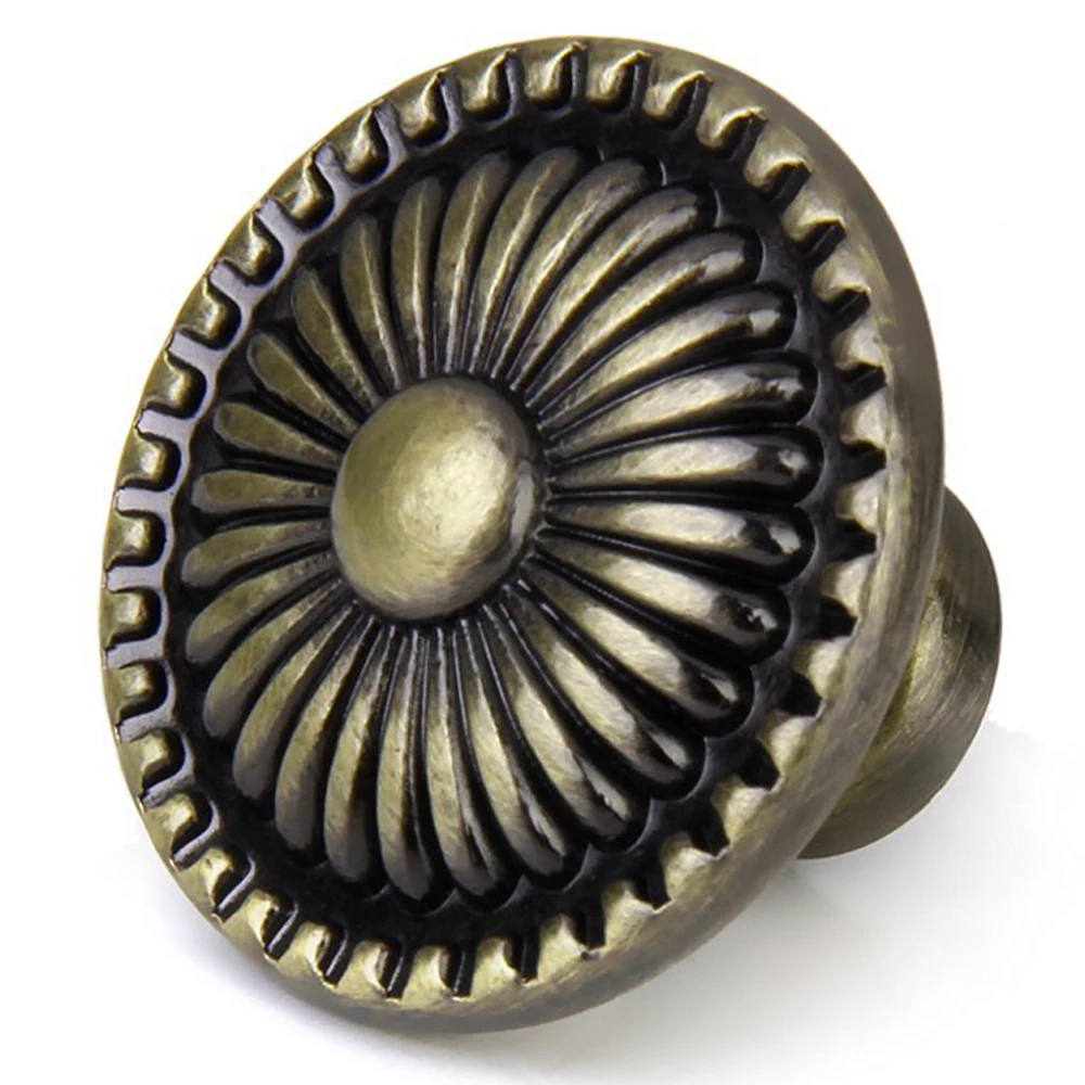 Furniture knob, furniture handle, door knobs, vintage drawer cabinet pull handle knob (bronze)
