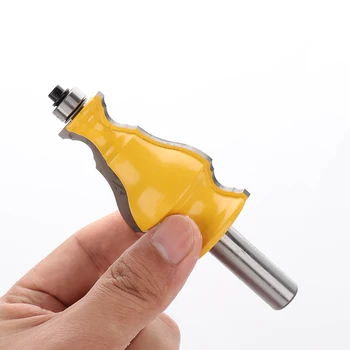 

1/2 Inch Shank Large Elegant Picture Frame Molding Router Bit door knife Woodworking cutter Tenon Cutter for Woodworking Tools
