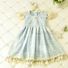 Можете добавить ваш личный логотип на одежду. Летние платья для маленьких девочек детской одежды детская одежда 25 шт./партия для детей от 2 до 7 лет