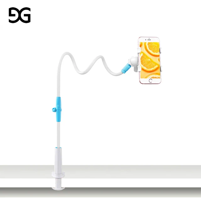 $US $9.37  GUSGU Universal Stents Flexible Holder Lazy Mobile Phone Stand Long Arm Bed/Desktop Clip Bracket Fo