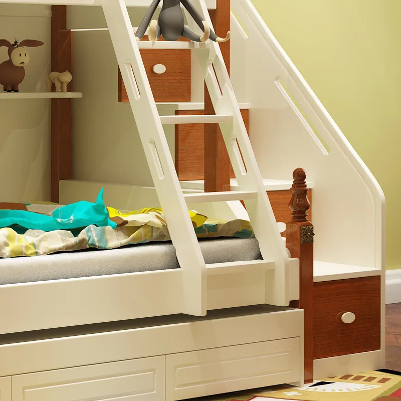 Special Offer Children Bed Double Bed Mediterranean Level Bed Cluster Youth Solid Wood Furniture Factory Direct Sales Special Offer Children Bed Double Bed Mediterranean Level Bed Cluster Youth Solid Wood Furniture Factory Direct Sales