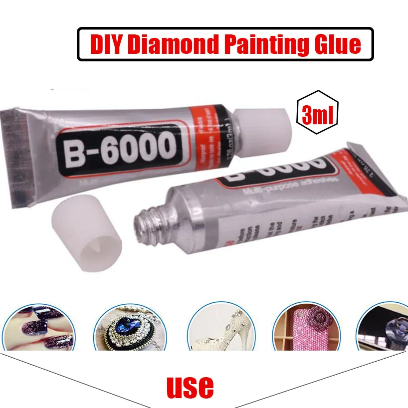 10Pcs B 6000 Glue 3ml use diy diamond Handmade making diamond painting