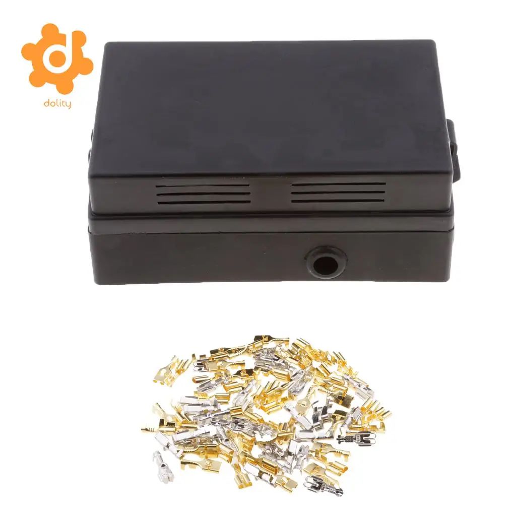 Car 18-Way Blade Fuse Holder 10-Way Relay Socket Fusebox Distribution Block