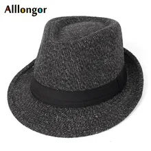 New Autumn Winter Fedoras Hat Men vintage black bonnet sombrero hombre Panama jazz cap dad hat