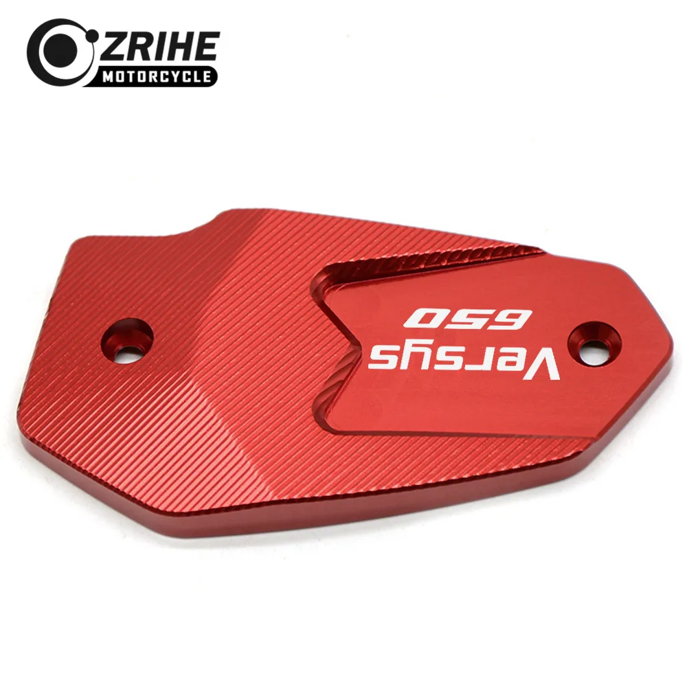 LOGO(VERSYS650)  For kawasaki VERSYS 650 2016 2017 650cc VERSYS650  2008-2015 Motorcycle CNC Brake Fluid Reservoir Cap cover