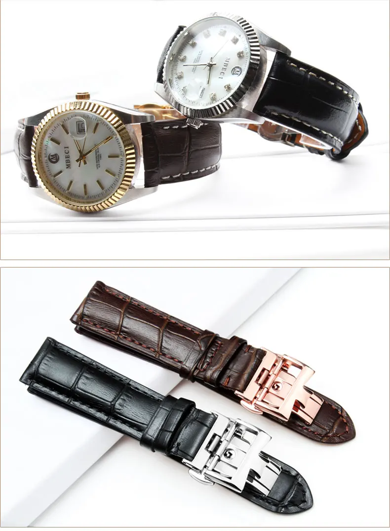 Альтернатива часы Blancpain, ремешок для часов, Vacheron Constantin, маленький кожаный ремешок для часов, крокодиловый ремешок для часов 192021 22 мм