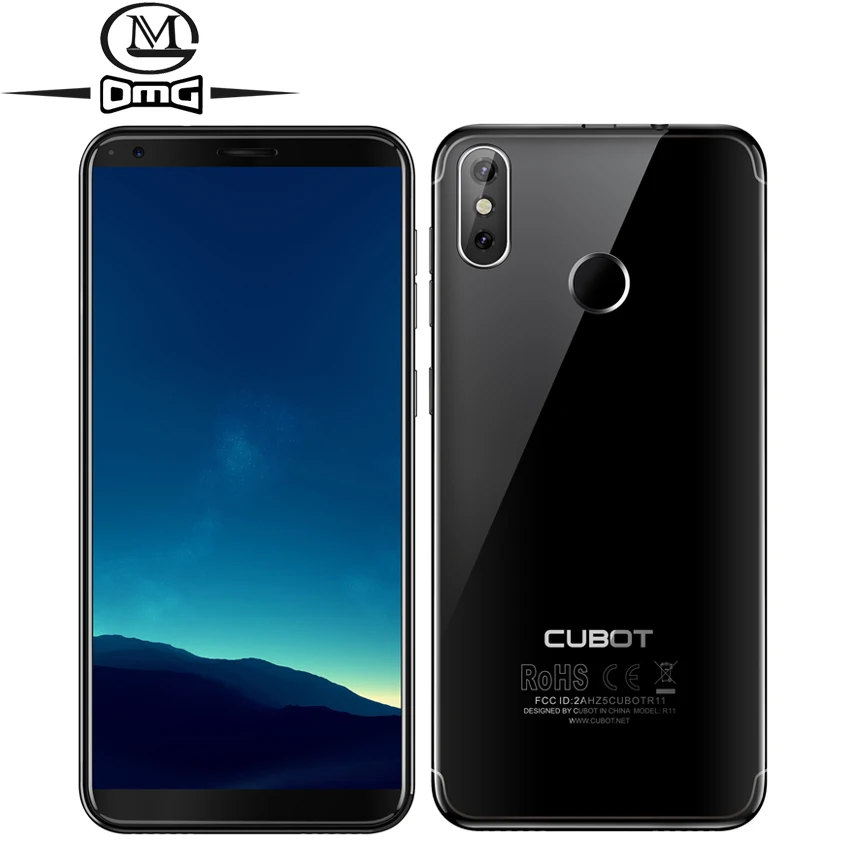 

Cubot R11 Android 8.1 5.5" 3G Smartphone 18:9 HD+ Screen MT6580 Quad Core Mobile Phone 2G RAM 16G ROM Dual Back Cams Cell Phone