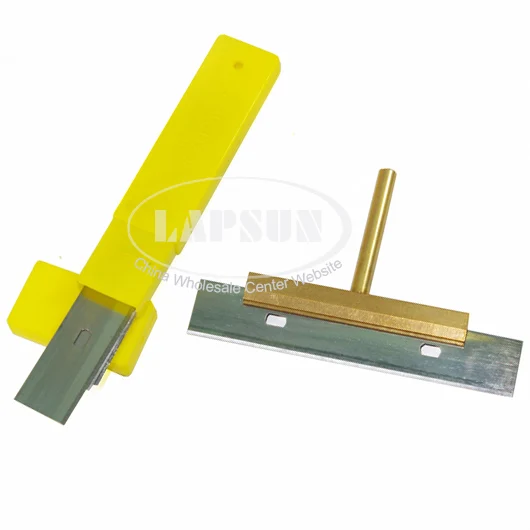 

UV Glue Remove Cleaner T-Tip Solder Iron Tip + 10 pcs Blades for Touch LCD Screen